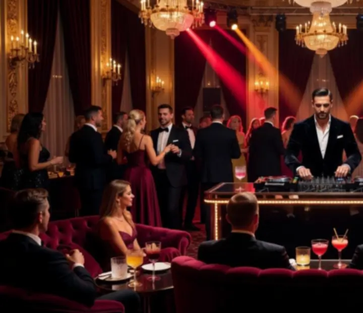 VIP előadó fellépése luxus kaszinó környezetben a Casamira Hubban
