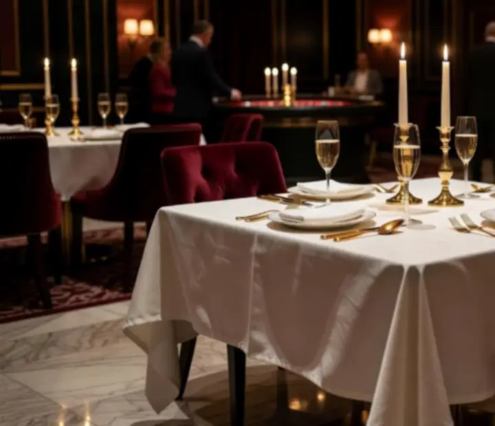 Zártkörű VIP rendezvény elegáns bárpulttal és hangulatos fényekkel.